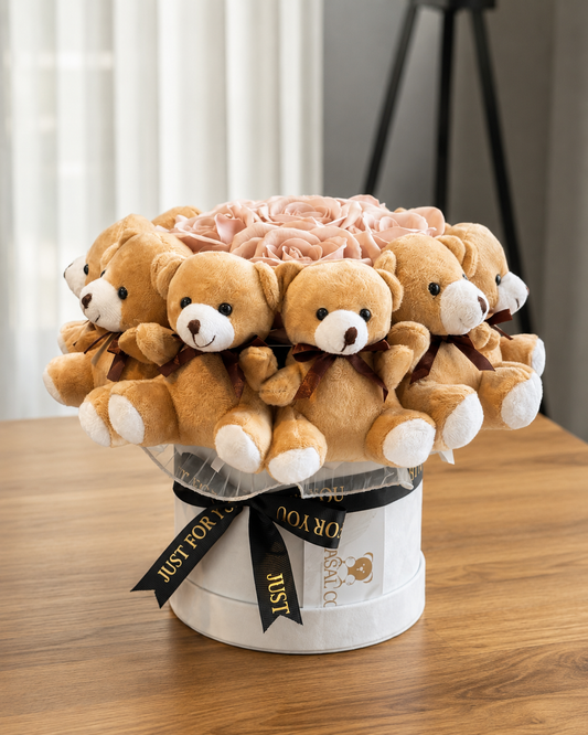 The Blush — Luxury Bear Bouquet