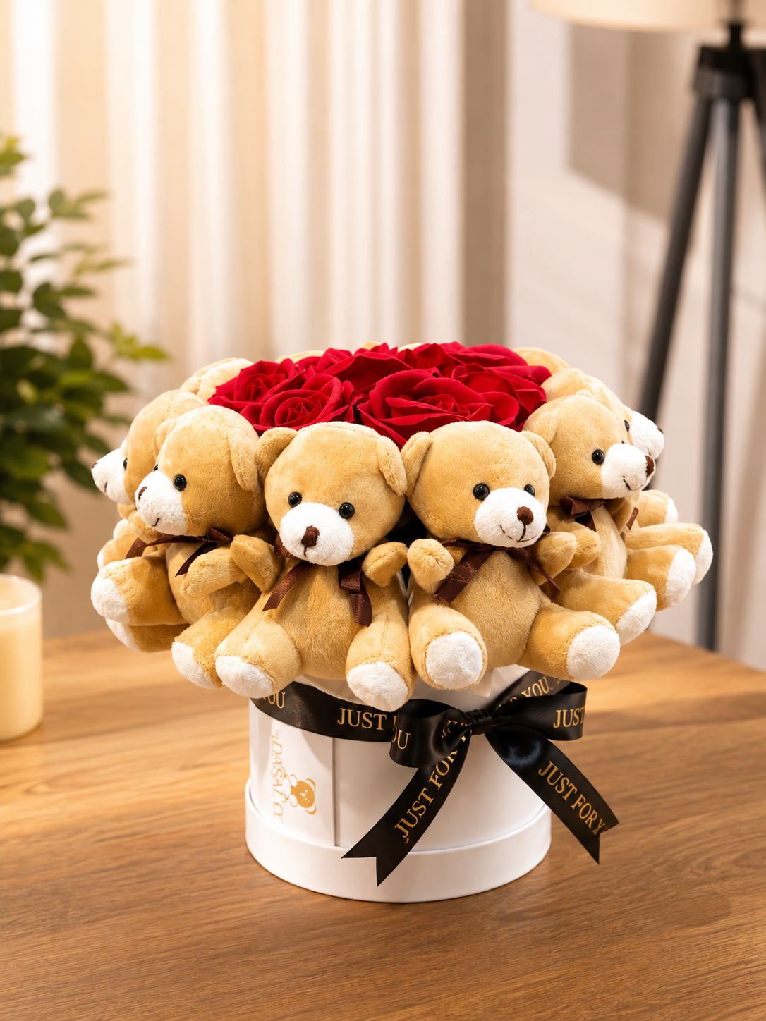 The Red — Luxury Bear Bouquet