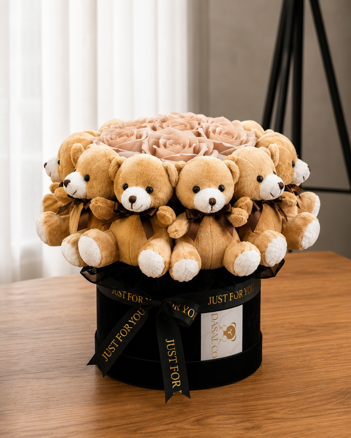 The Blush — Luxury Bear Bouquet